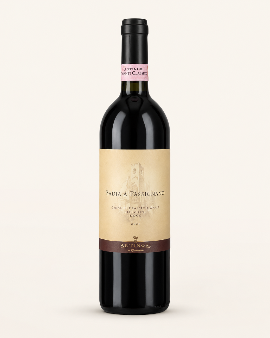 Bottiglia di Antinori Badia a Passignano Chianti Classico Gran Selezione DOCG 750 ml