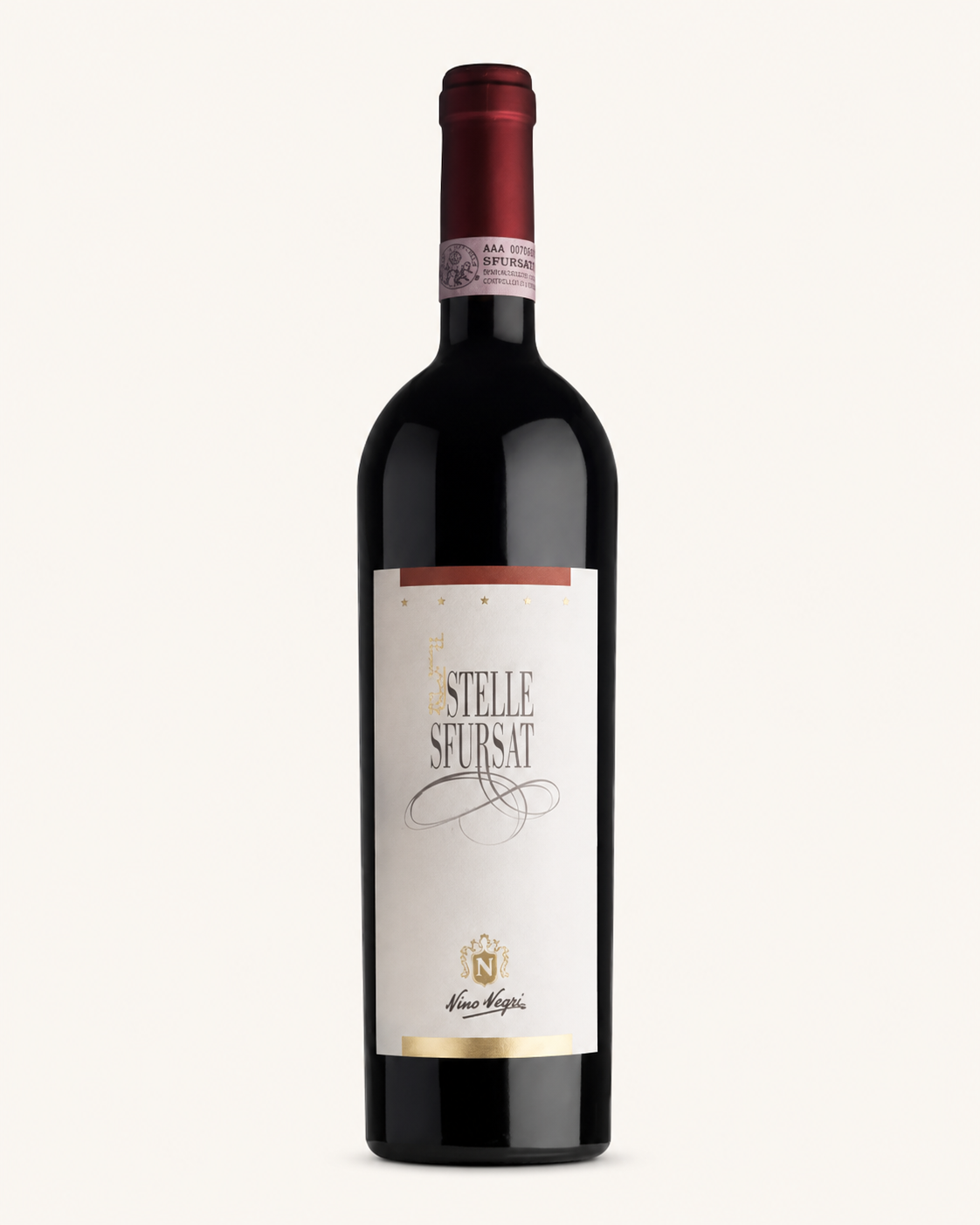 Bottiglia di Nino Negri 5 Stelle Sfursat di Valtellina DOCG 750 ml