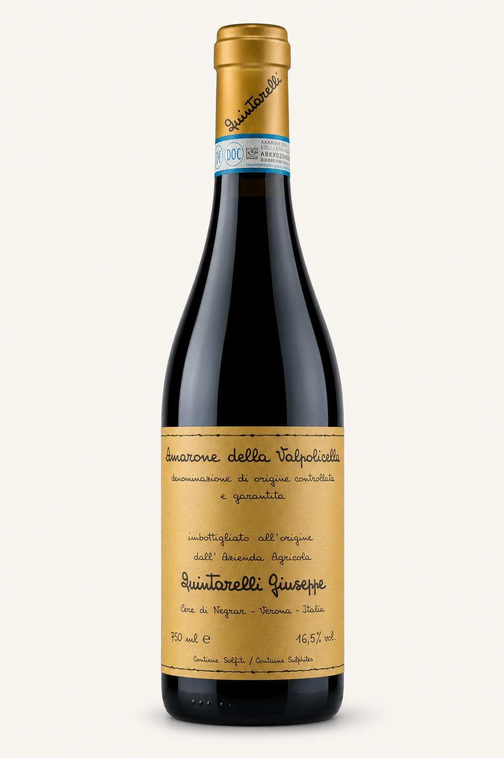 Giuseppe Quintarelli Amarone della Valpolicella Classico DOCG 2017 bottiglia vino rosso Veneto
