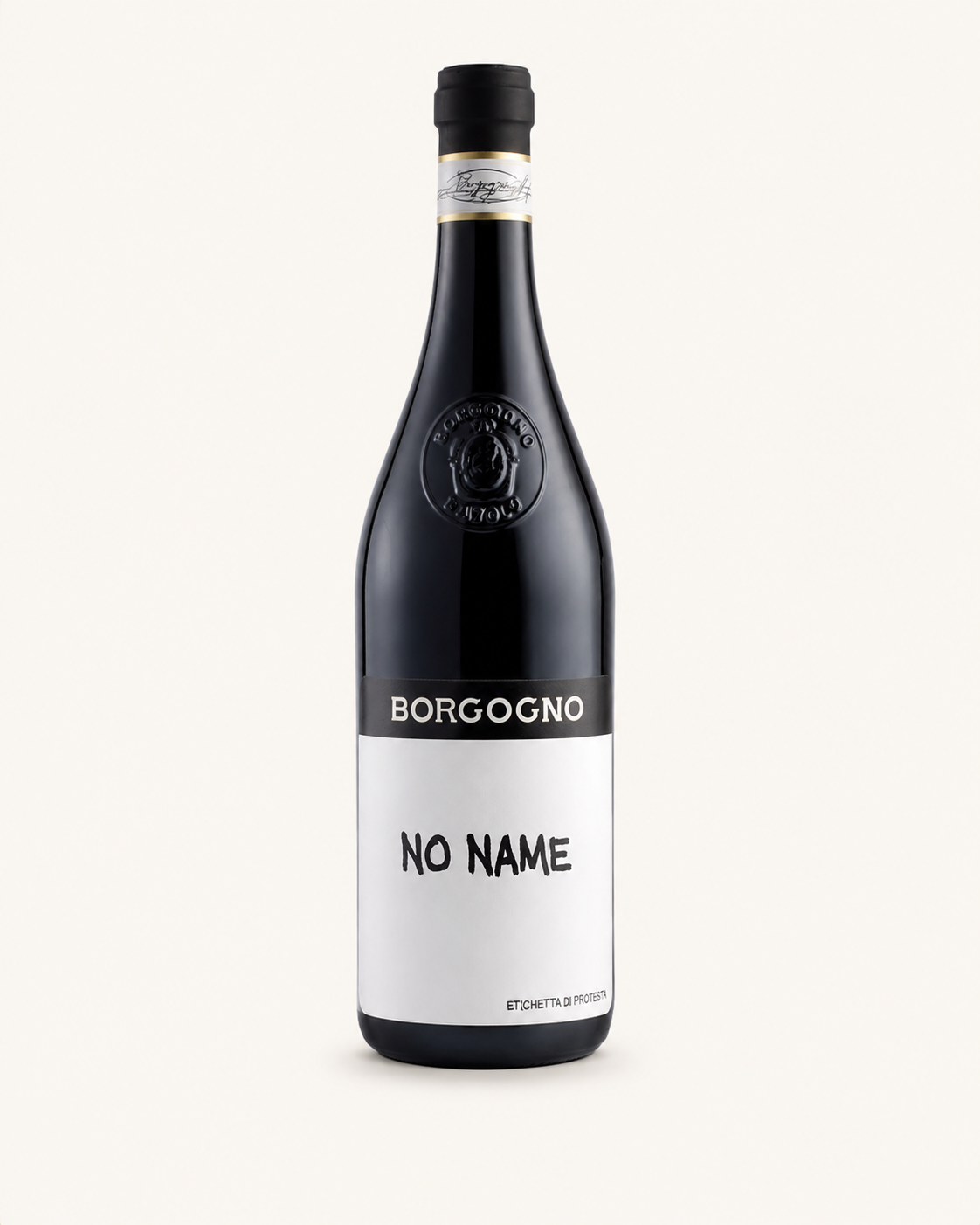 Bottiglia di Borgogno No Name Langhe Nebbiolo DOC 750 ml
