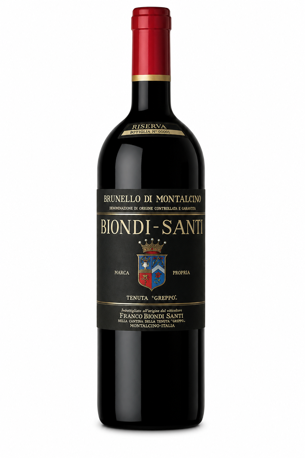 Biondi-Santi Brunello di Montalcino DOCG 2009 Tenuta Greppo bottiglia vino rosso Toscana