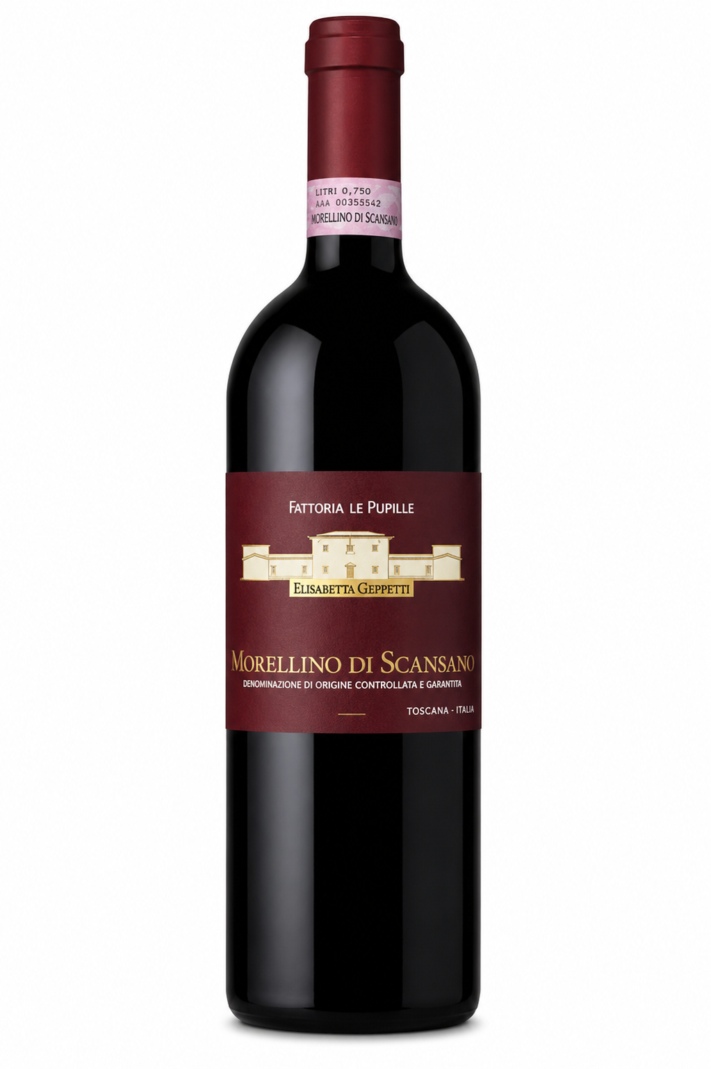 Fattoria Le Pupille Morellino di Scansano DOCG bottiglia vino rosso Toscana