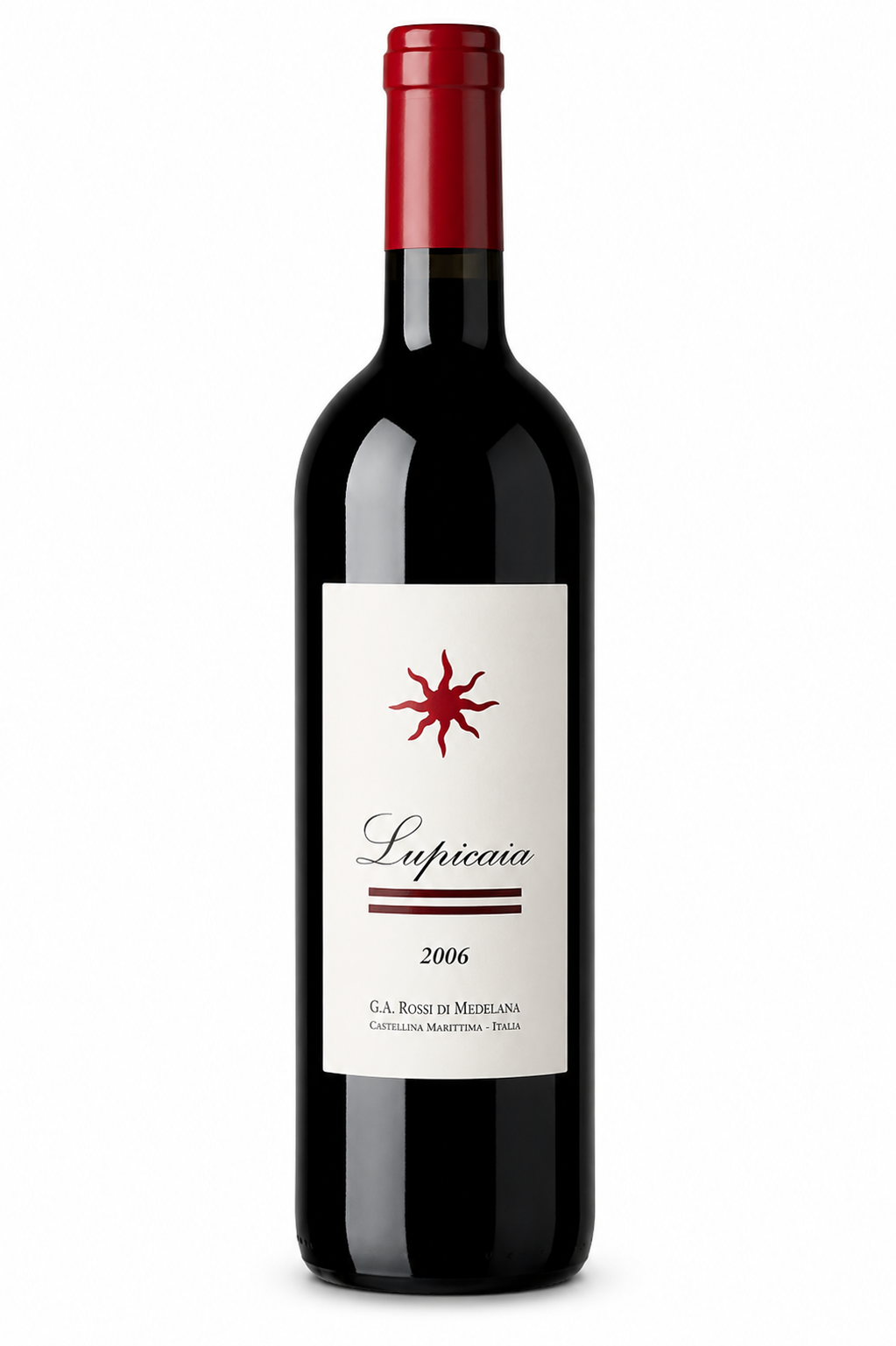 Lupicaia Toscana IGT 2009 bottiglia vino rosso Tenuta Rossi di Medelana